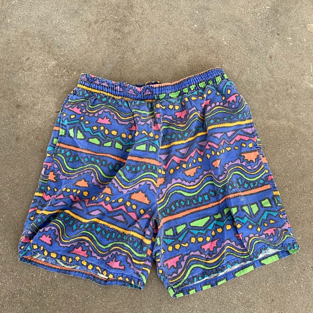80’s vibrant colored shorts